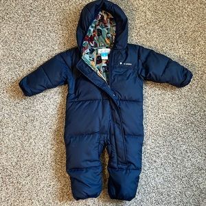 Columbia Snuggly Bunny Infant Snowsuit, navy, 6-12 months